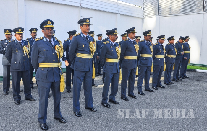 Annual Commander's Inspection at SLAF Headquarters