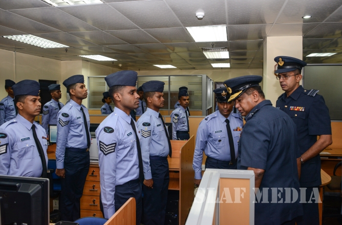 Annual Commander's Inspection at SLAF Headquarters