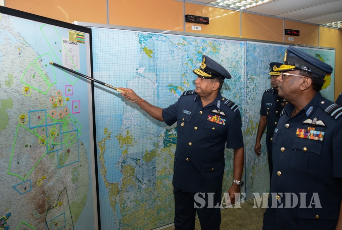 Annual Commander's Inspection at SLAF Headquarters