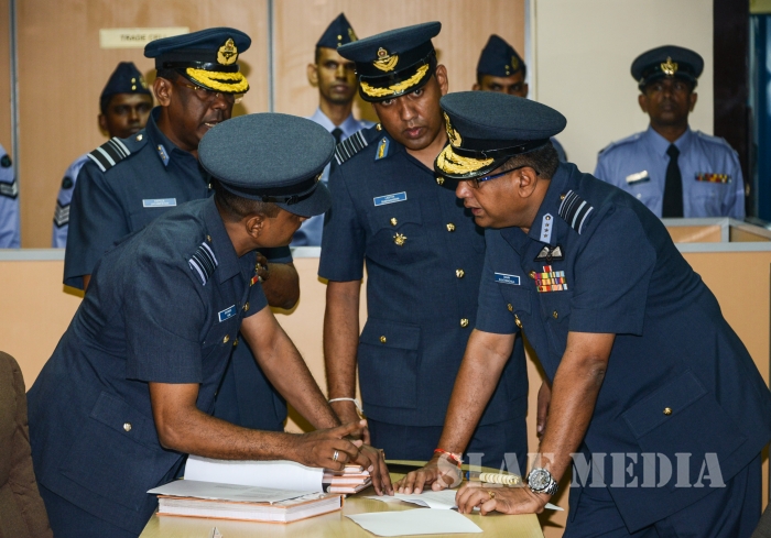 Annual Commander's Inspection at SLAF Headquarters