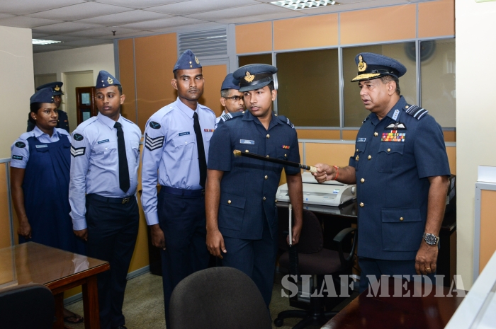 Annual Commander's Inspection at SLAF Headquarters