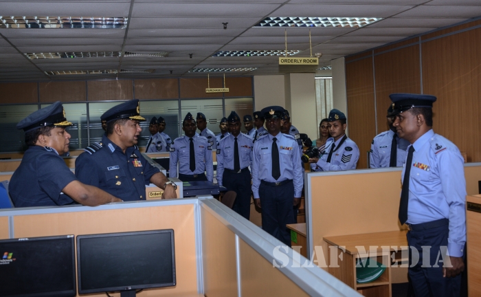 Annual Commander's Inspection at SLAF Headquarters