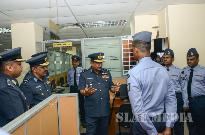 Annual Commander's Inspection at SLAF Headquarters