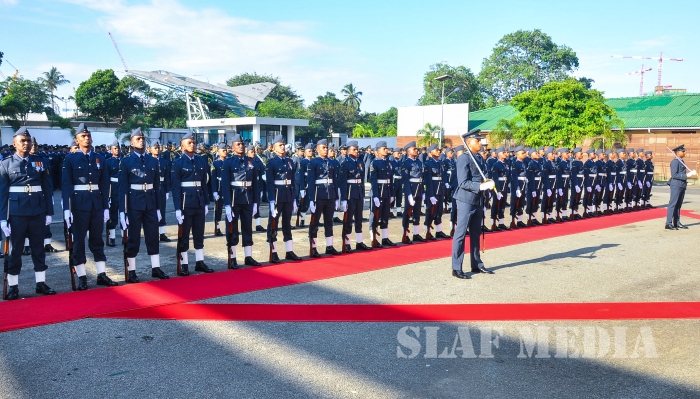 Annual Commander's Inspection at SLAF Headquarters