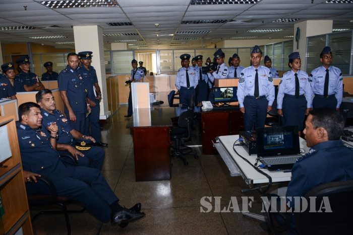 Annual Commander's Inspection at SLAF Headquarters