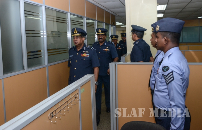 Annual Commander's Inspection at SLAF Headquarters