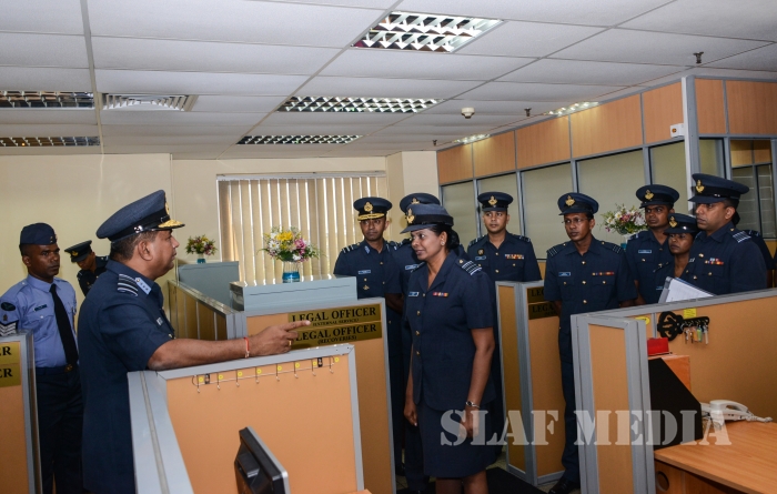 Annual Commander's Inspection at SLAF Headquarters
