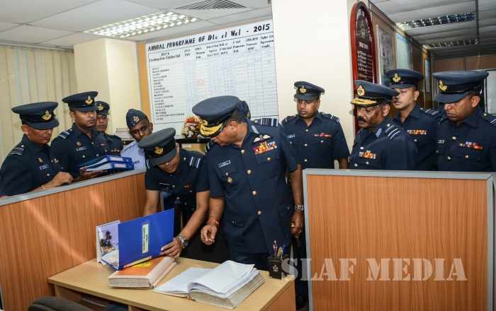 Annual Commander's Inspection at SLAF Headquarters