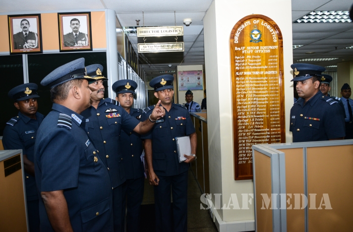 Annual Commander's Inspection at SLAF Headquarters