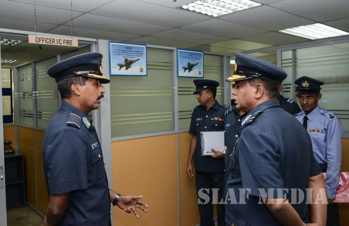 Annual Commander's Inspection at SLAF Headquarters