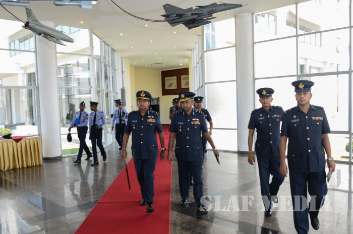Annual Commander's Inspection at SLAF Headquarters