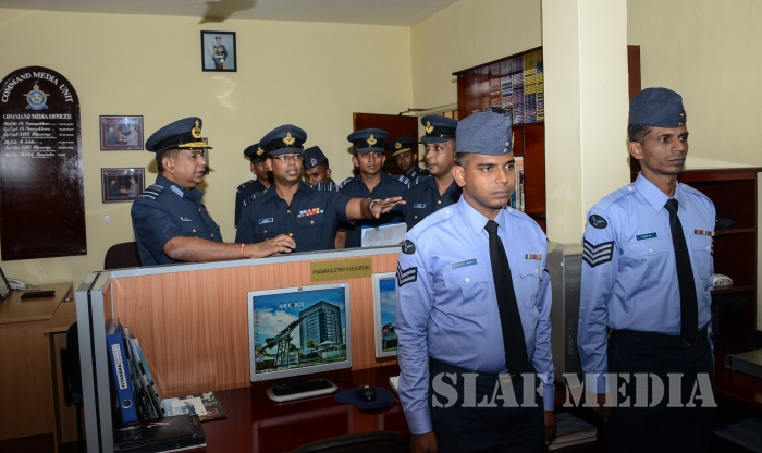 Annual Commander's Inspection at SLAF Headquarters