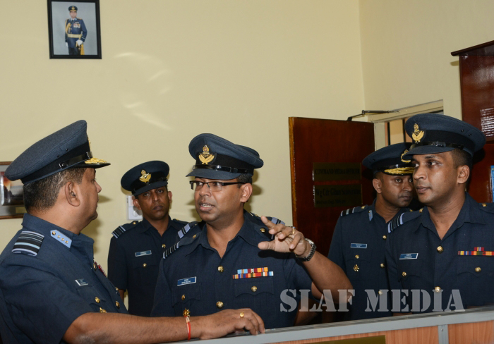 Annual Commander's Inspection at SLAF Headquarters