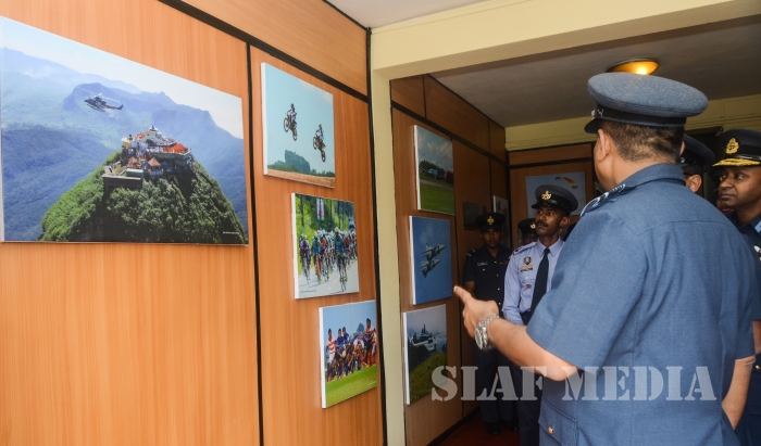 Annual Commander's Inspection at SLAF Headquarters