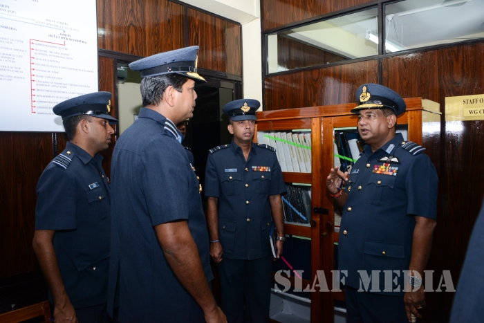 Annual Commander's Inspection at SLAF Headquarters