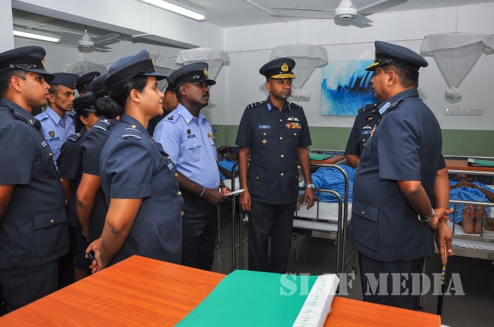 Annual Commander's Inspection at SLAF Headquarters