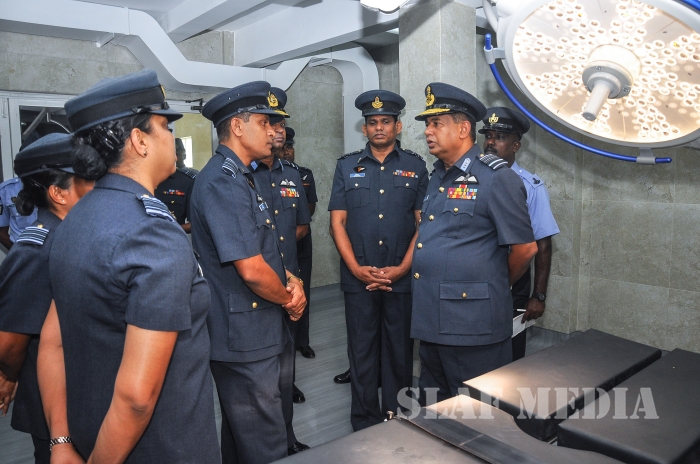 Annual Commander's Inspection at SLAF Headquarters
