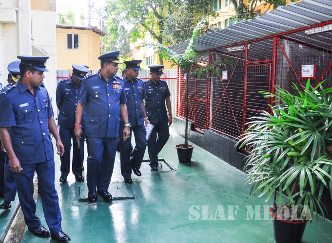 Annual Commander's Inspection at SLAF Headquarters