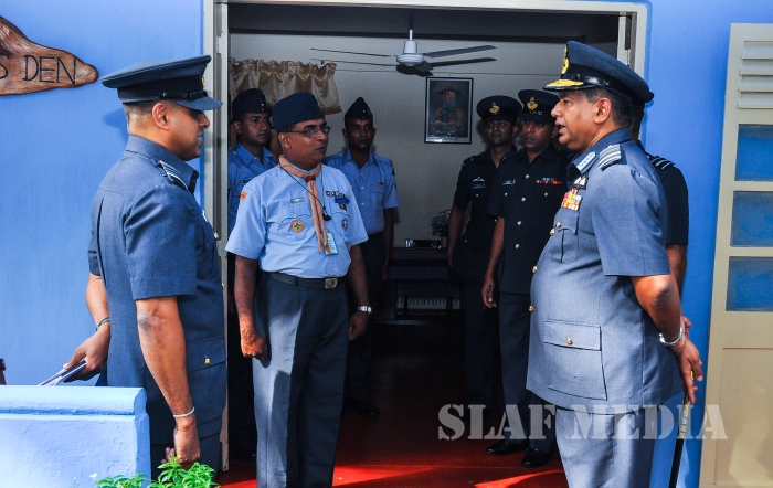 Annual Commander's Inspection at SLAF Headquarters