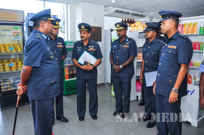 Annual Commander's Inspection at SLAF Headquarters