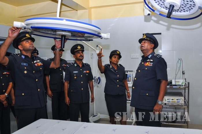 Annual Commander's Inspection at SLAF Headquarters