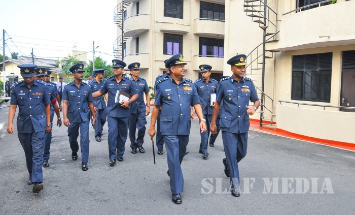 Annual Commander's Inspection at SLAF Headquarters