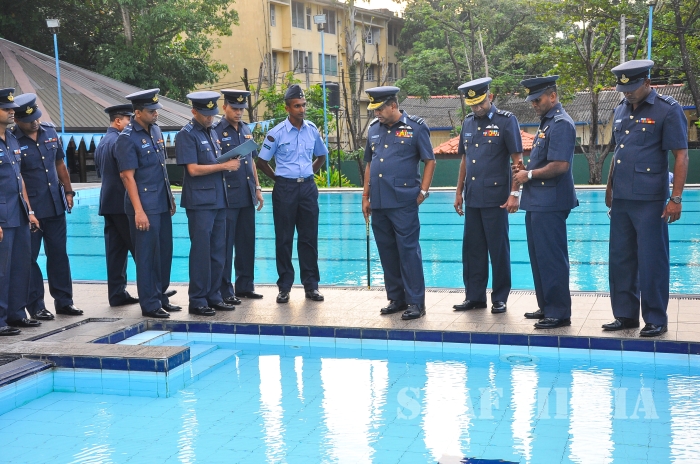 Annual Commander's Inspection at SLAF Headquarters