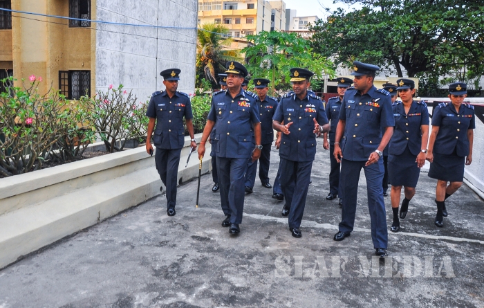 Annual Commander's Inspection at SLAF Headquarters