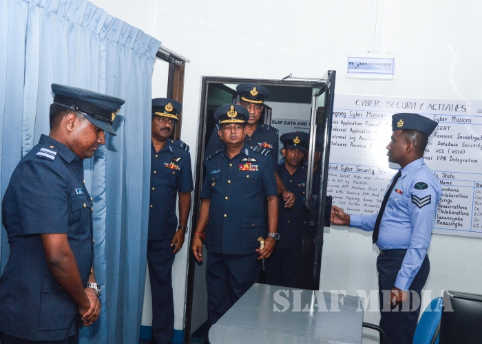 Annual Commander's Inspection at SLAF Headquarters