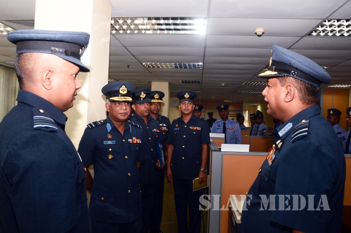 Annual Commander's Inspection at SLAF Headquarters