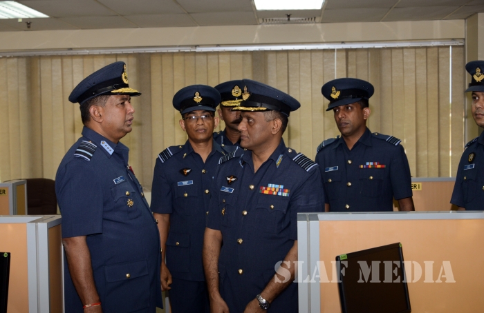 Annual Commander's Inspection at SLAF Headquarters