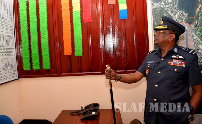 Annual Commander's Inspection at SLAF Academy China Bay