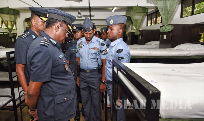 Annual Commander's Inspection at SLAF Academy China Bay