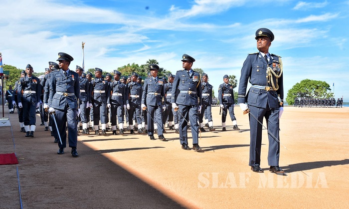Annual Commander's Inspection at SLAF Academy China Bay