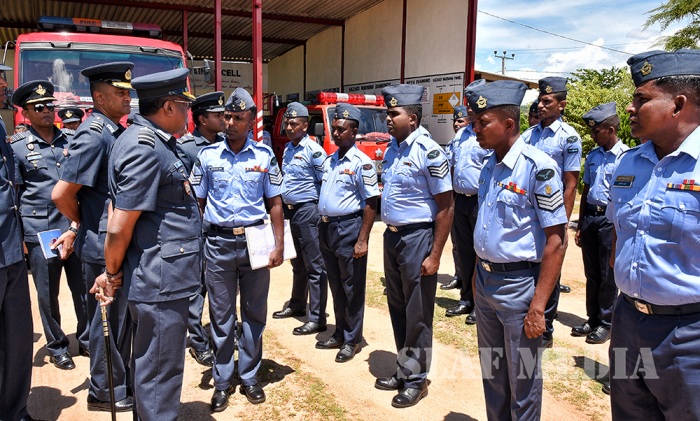 Annual Commander's Inspection at SLAF Academy China Bay
