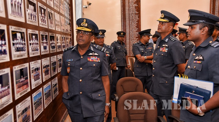 Annual Commander's Inspection at SLAF Academy China Bay