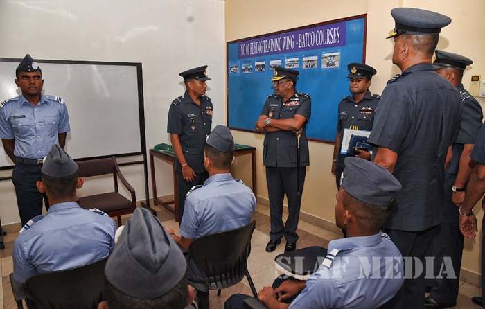 Annual Commander's Inspection at SLAF Academy China Bay