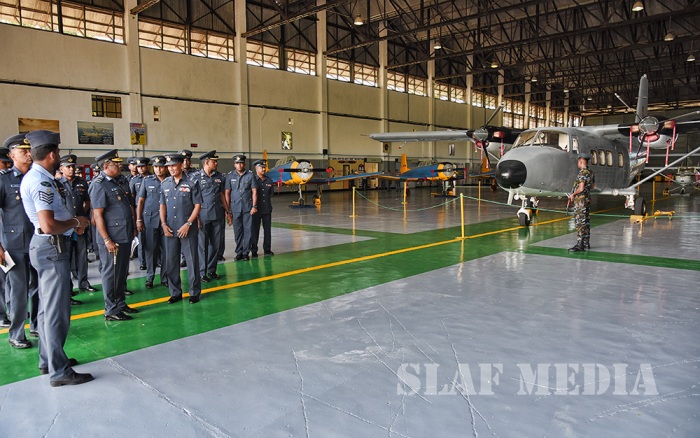 Annual Commander's Inspection at SLAF Academy China Bay