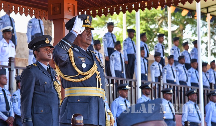 Annual Commander's Inspection at SLAF Academy China Bay