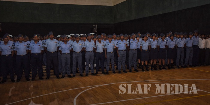 Annual Commander's Inspection at SLAF Academy China Bay