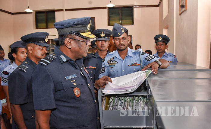 Annual Commander's Inspection at SLAF Academy China Bay