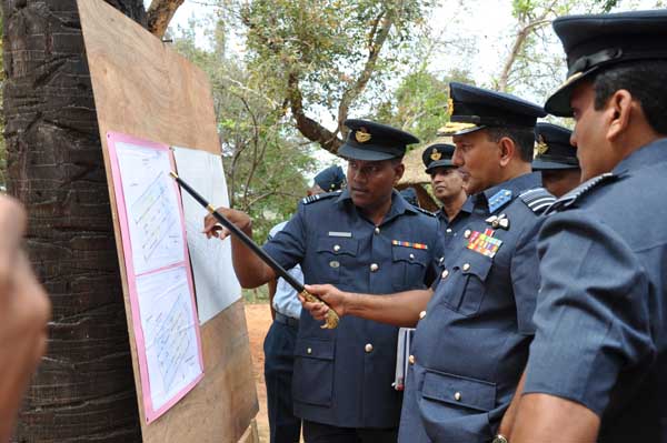 ගුවන් හමුදා චීනවරාය විද්යාපීඨ කඳවුරේ වාර්ෂික පරීක්ෂණය