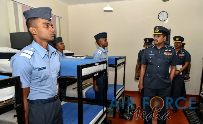Commanders’ Inspection of SLAF CTS Diyatalawa