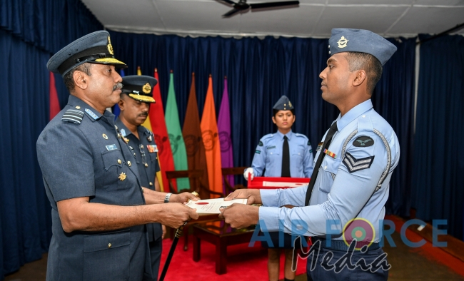 Commanders’ Inspection of SLAF CTS Diyatalawa