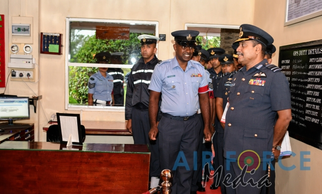 Commanders’ Inspection of SLAF CTS Diyatalawa