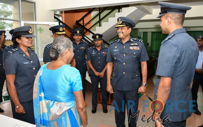 Commanders’ Inspection of SLAF CTS Diyatalawa