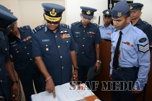 Annual AOC's Inspection 0f SLAF CTS Diyatalawa and SLAF stn Piduruthalagala