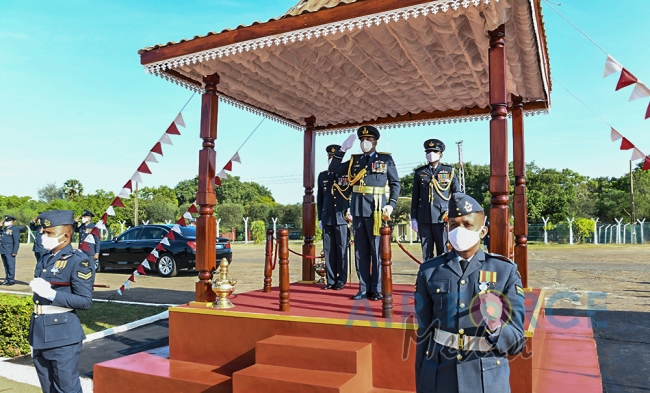 Commander’s Inspection of SLAF Base Hingurakgoda for the Year 2020