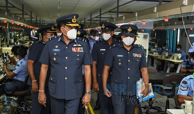 Commander’s Inspection of SLAF Base Hingurakgoda for the Year 2020
