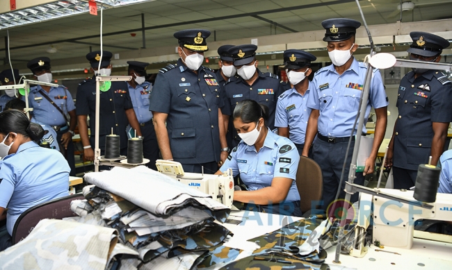 Commander’s Inspection of SLAF Base Hingurakgoda for the Year 2020